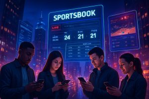 smartphones for sports betting 300x200 - The Birth of Mobile Sports Betting in New York: Trends and Insights